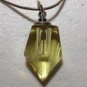 Crystal Pendant - Amber